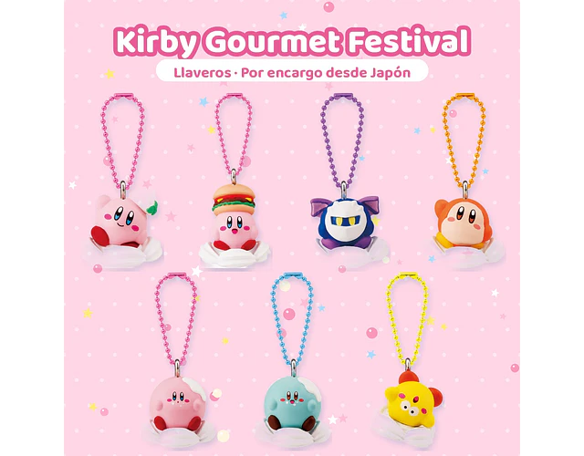 Kirby Burger (skin) – Llavero Kirby Gourmet Festival (ENCARGO)