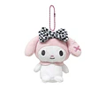 My Melody – Llavero peluche cuadrillé Sanrio (ENCARGO)