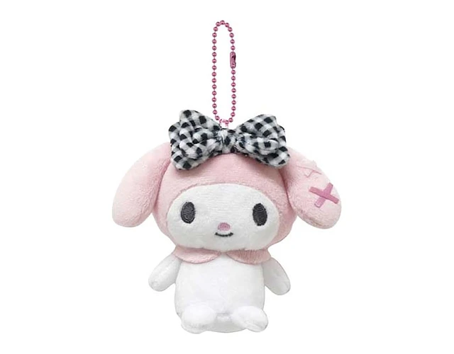 My Melody – Llavero peluche cuadrillé Sanrio (ENCARGO)