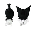 Kuromi – Llavero peluche cuadrillé Sanrio (ENCARGO)