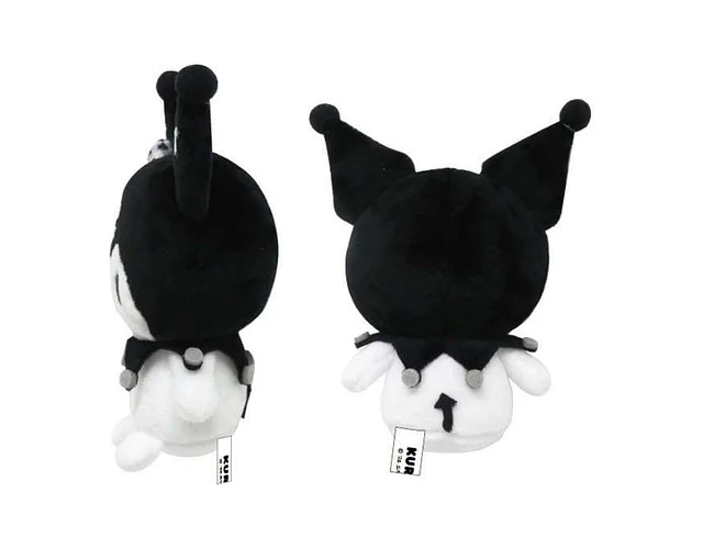 Kuromi – Llavero peluche cuadrillé Sanrio (ENCARGO)