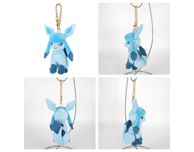 Llavero Peluche Glaceon All Star Collection (Encargo)