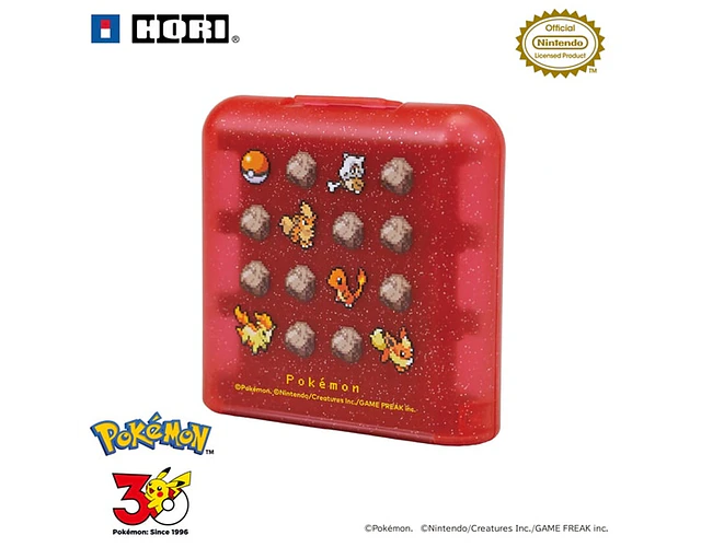 Caja para 24 Juegos Nintendo Switch Pokémon Pixel Rojo HORI (Encargo)