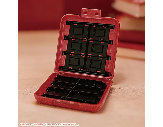 Caja para 24 Juegos Nintendo Switch Pokémon Pixel Rojo HORI (Encargo)