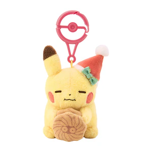 Mascota Pikachu Navidad Comiendo Galleta – Pokémon Center Navidad 2026