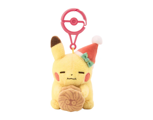 Mascota Pikachu Navidad Comiendo Galleta – Pokémon Center Navidad 2026