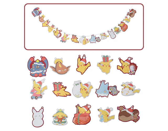 Guirnalda Navidad Pikachu – Pokémon Center Navidad 2026