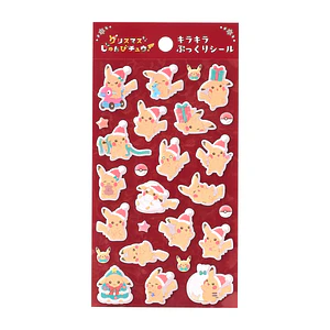 Stickers Brillantes Navidad Pikachu – Pokémon Center Navidad 2026
