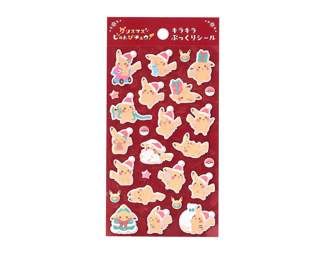 Stickers Brillantes Navidad Pikachu – Pokémon Center Navidad 2026