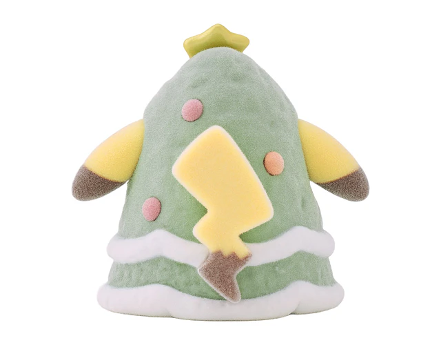 (1 AL AZAR) Figurita Sorpresa Pikachu Navidad (Fuwafuwa Doll) – Pokémon Center Navidad 2026