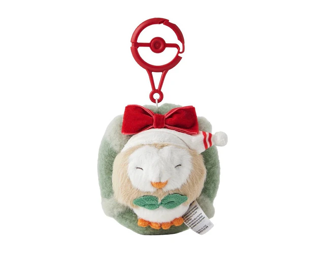 Peluche Mascota Pokémon Rowlet Holiday Blessings Navidad Pokémon Center