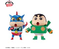 Shin-chan cosplay Action Kamen / Robot de papel – Figura Crayon Shin-chan Banpresto (1 figura a elección)