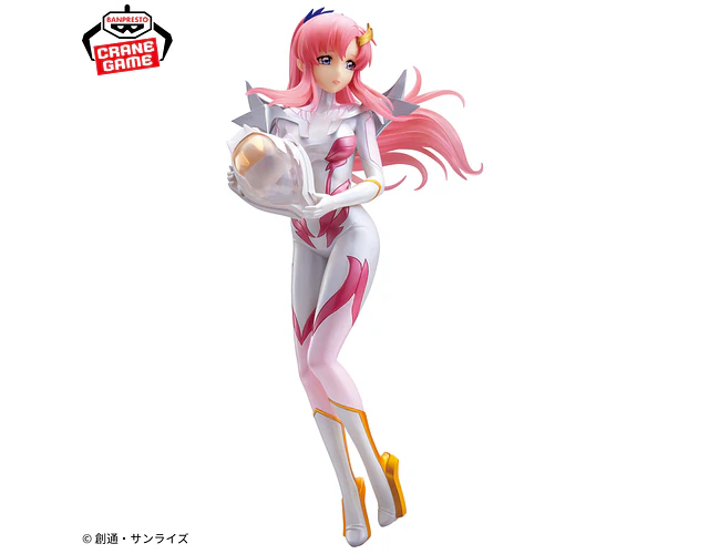 Lacus Clyne traje piloto Glitter & Glamours – Figura Gundam SEED Freedom Banpresto