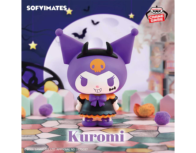 Kuromi Halloween Sofvimates – Figura Sanrio Banpresto
