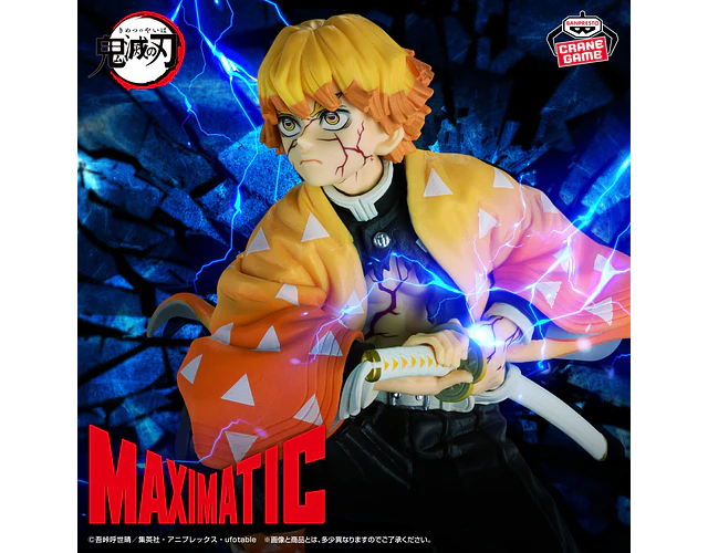 Zenitsu Maximatic – Figura Demon Slayer Banpresto