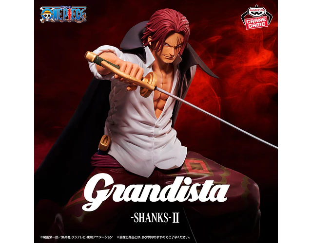 Shanks Grandista II – Figura One Piece Banpresto