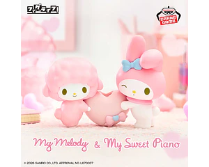 My Melody y piano Figlife – Figura Sanrio Banpresto