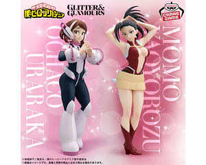 Ochaco y Momo Glitter & Glamours – Figura My Hero Academia Banpresto (1 figura a elección)