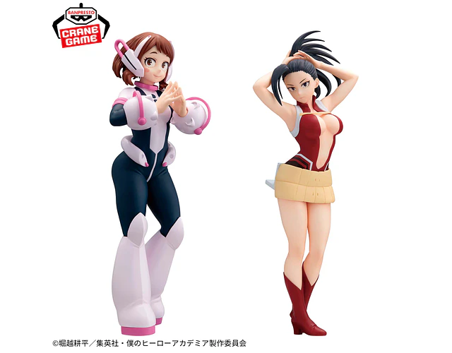 Ochaco y Momo Glitter & Glamours – Figura My Hero Academia Banpresto (1 figura a elección)