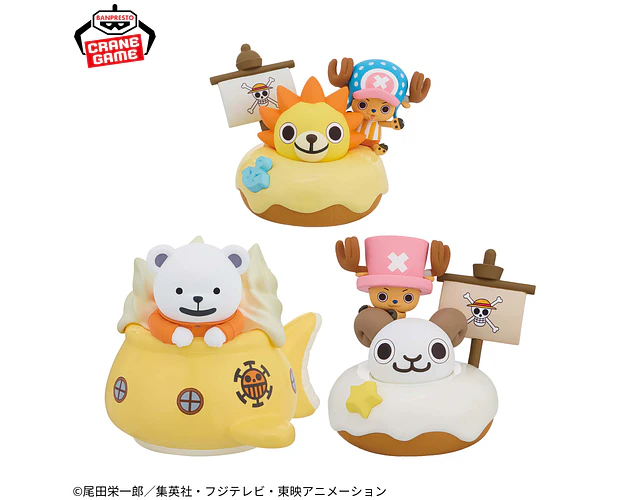 Chopper y Bepo Paldolce Barco Pirata – Figura One Piece Banpresto (1 figura a elección)