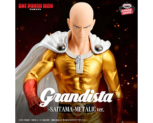 Saitama Grandista Metallic – Figura One Punch Man Banpresto