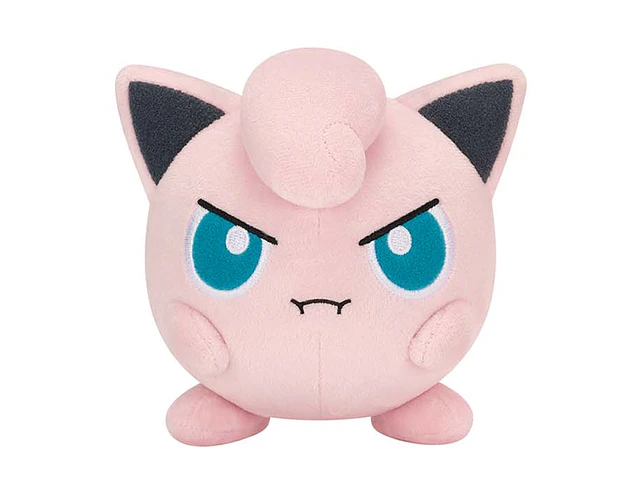 Jigglypuff Enojado – Peluche Pokémon Iron na Okao Banpresto