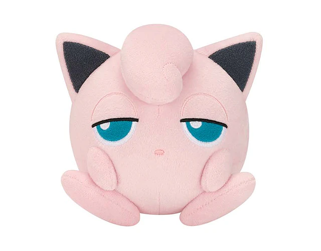Jigglypuff Somnoliento – Peluche Pokémon Iron na Okao Banpresto