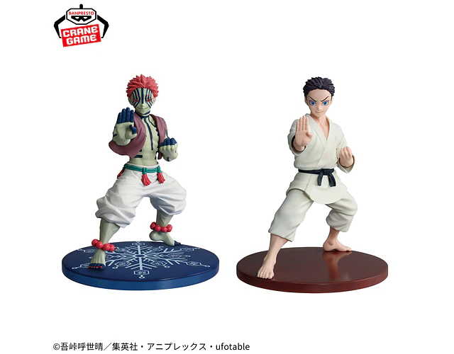 Akaza / Komaji Vibration Stars – Figura Demon Slayer Banpresto (1 figura a elección)