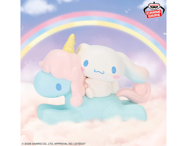 Cinnamoroll con cornet – Figura Sanrio Banpresto