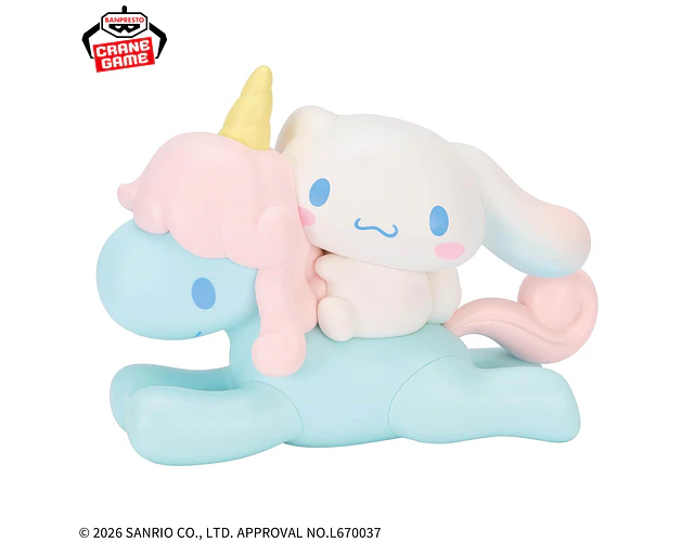 Cinnamoroll con cornet – Figura Sanrio Banpresto