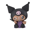 Kuromi (Sunburn Gal) – Gachapon Sanrio Minna de Omekashi Figure (a elección)