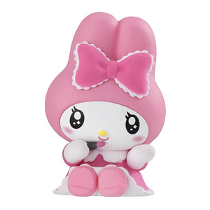 My Melody (Hime Gal) – Gachapon Sanrio Minna de Omekashi Figure (a elección)