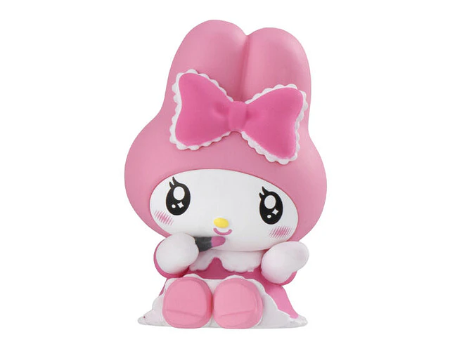 My Melody (Hime Gal) – Gachapon Sanrio Minna de Omekashi Figure (a elección)