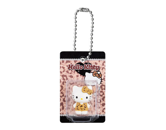 ハローキティ（ヒョウ柄 ver.） – Gachapon Hello Kitty Package Miniature Collection 2 (a elección)