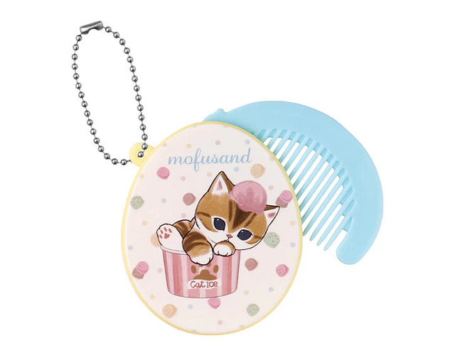 アイスクリームにゃん – Gachapon mofusand Hair Comb Charm (a elección)