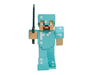 スティーブ（ダイヤモンド） – Gachapon Minecraft Figure Assort Ender Dragon (a elección)