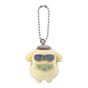 ポムポムプリン – Gachapon Sanrio Flocked Mascot Swing (a elección)