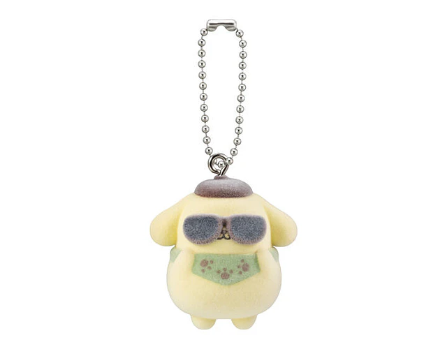 ポムポムプリン – Gachapon Sanrio Flocked Mascot Swing (a elección)