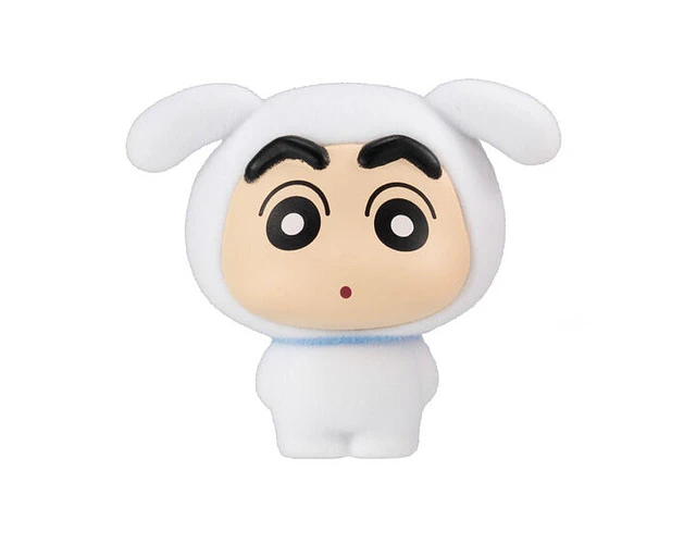 シロしんちゃん – Gachapon Crayon Shin-chan Fuwafuwa Flocked Doll (a elección)
