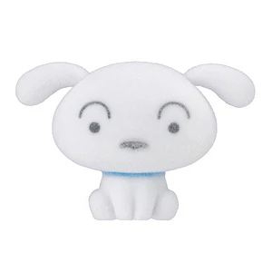 シロ – Gachapon Crayon Shin-chan Fuwafuwa Flocked Doll (a elección)