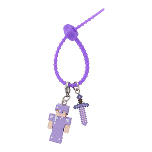アレックス（ネザライト）×ネザライトの剣 – Gachapon Minecraft Colorful Multi Charm (a elección)