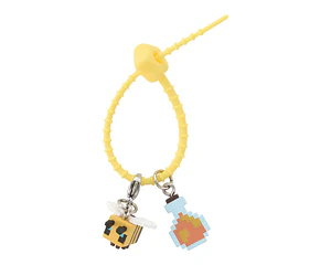 ミツバチ×ハチミツ入りの瓶 – Gachapon Minecraft Colorful Multi Charm (a elección)