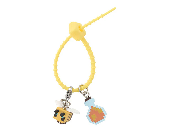 ミツバチ×ハチミツ入りの瓶 – Gachapon Minecraft Colorful Multi Charm (a elección)