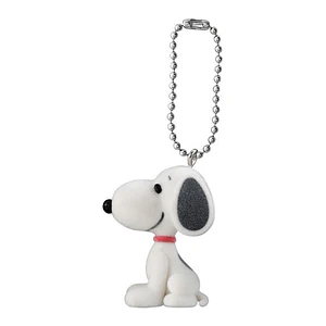 スヌーピーA – Gachapon PEANUTS Flocked Mascot Charm (a elección)