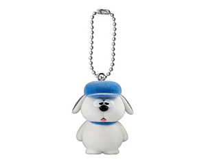 オラフ – Gachapon PEANUTS Flocked Mascot Charm (a elección)