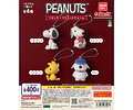 オラフ – Gachapon PEANUTS Flocked Mascot Charm (a elección)