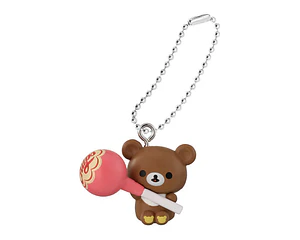 チャイロイコグマ – Gachapon Rilakkuma × Chupa Chups Mascot Swing (a elección)