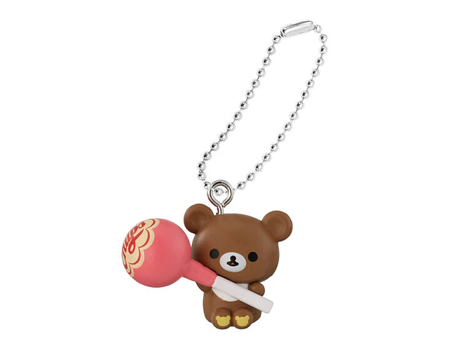 チャイロイコグマ – Gachapon Rilakkuma × Chupa Chups Mascot Swing (a elección)