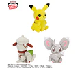 Pikachu (hembra) – Peluche Pokémon Shippomi Temite! Banpresto 2026