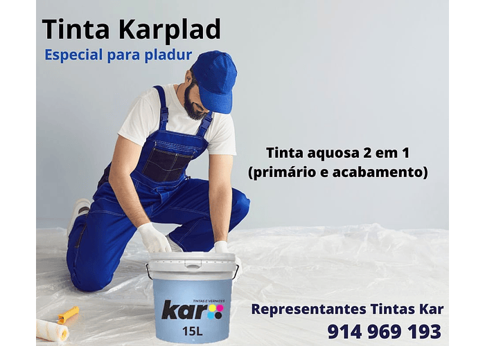 Tinta Karplad - Especial para pladur (15L)